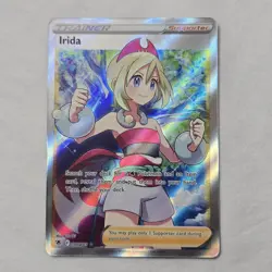 Irida #186/189 NM Astral Radiance Full Art Ultra Rare Pokemon - Image 1