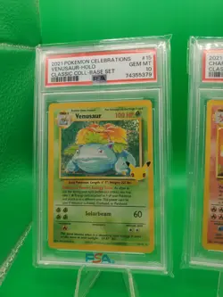 Pokemon Celebrations Base Set (3) Psa 10 Charizard, Venasaur, Blastoise Classic - Image 4