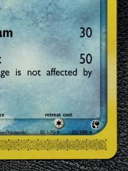 Vaporeon 25/100 - Non Holo Rare - Vintage Pokemon TCG: EX Sandstorm - LP - Image 4