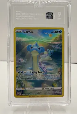 Pokemon 2023 - Crown Zenith - Lapras Galarian Gallery #GG05/GG70 - TAG 9 MINT - Image 2