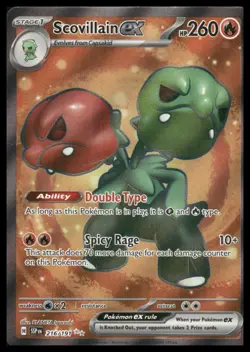 Pokemon SV08: Surging Sparks #216/191 Scovillain ex Ultra Rare,Holo - Image 1
