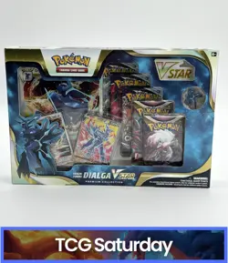 2022 POKEMON ORIGIN FORME DIALGA VSTAR PREMIUM COLLECTION BOX SEALED - Image 1
