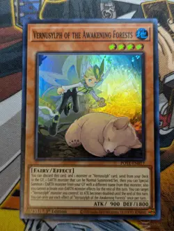Vernusylph of the Awakening Forests POTE-EN017 Super Rare - Image 1