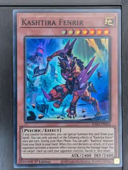 Yu-Gi-Oh! Rarity Collection Kashtira Fenrir Super Rare RA05-EN024 - Image 1