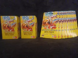 One Piece Lot - 2x Double Pack Set 10 + 10x OP15-EB04 Sleeved Booster Packs - Image 1