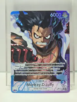One Piece Tcg Monkey D Luffy Alt Art Leader OP11-040 A Fist of Divine Speed NM - Image 1