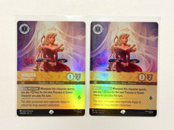 Disney Lorcana Fabled - Aurora, Holding Court #206/204 Epic Rainbow Foil (2) - Image 3