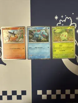 Chikorita 008 Tepig 029 Totodile 041 Cosmos Holo Promos Ascended Heroes Pokemon - Image 1