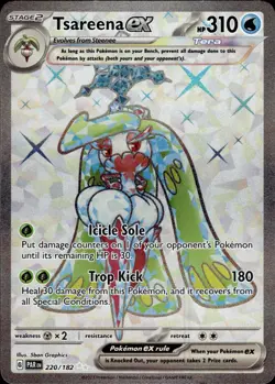 Tsareena ex 220/182 Ultra Rare Paradox Rift Pokemon - Image 1