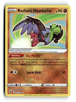 Pokemon TCG Astral Radiance Radiant Hawlucha 081/189 TS1 - Image 1