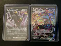 Umbreon VMAX 095/203 & Umbreon V 094/203 Evolving Skies Pokemon TCG NM - Image 1