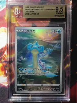 Pokemon Lapras 177/172 VSTAR Universe BGS BECKETT 9.5 GEM MINT - Image 1