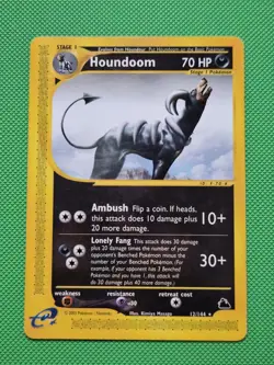 Pokemon TCG Houndoom 12/144 Skyridge Regular NM - Image 1