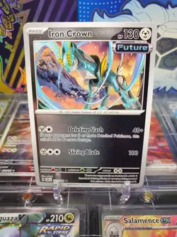 Iron Crown 132/191 Reverse Holo Rare Pokemon TCG S&V Surging Sparks - Image 1