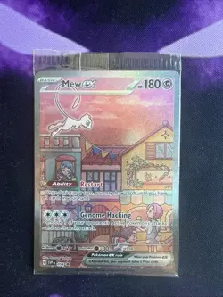Mew ex SVP 053 Pokemon TCG Scarlet Violet 151 Black Star Promo Full Art SEALED - Image 1