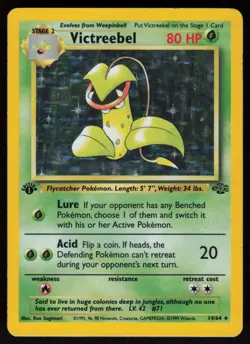 Victreebel 14/64 1st Edition Holo Rare Holo POKEMON - Image 1