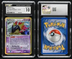 Typhlosion Pokemon EX Dragon Frontiers CGC 10 Gem Mint 2006 - Image 3