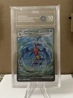 Pokemon TCG Garchomp EX #245/182 Sv04: Paradox Rift TAG 10 - Image 1