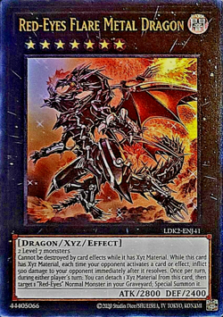 Red-Eyes Flare Metal Dragon LDK2-ENJ41 - Image 1