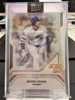 2025 Topps Now Shohei Ohtani 2024 NL MVP /99 Sealed Card LA Dodgers - Image 1