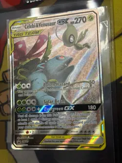 Pokemon TCG Celebi & Venusaur GX SM167 Promo NM - Image 2