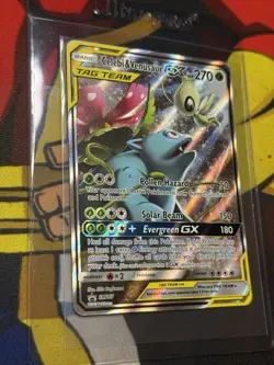 Pokemon TCG Celebi & Venusaur GX SM167 Promo NM - Image 4