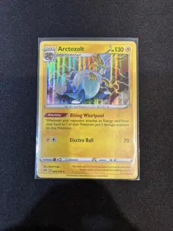 Pokemon Trading Card - SWSH Darkness Ablaze - Arctozolt 66/189 Rare Holo - Image 1