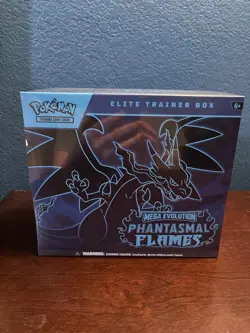 POKEMON TCG MEGA EVOLUTION PHANTASMAL FLAMES ETB ELITE TRAINER BOX SEALED NEW - Image 1