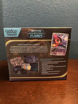 POKEMON TCG MEGA EVOLUTION PHANTASMAL FLAMES ETB ELITE TRAINER BOX SEALED NEW - Image 3
