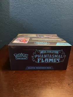 POKEMON TCG MEGA EVOLUTION PHANTASMAL FLAMES ETB ELITE TRAINER BOX SEALED NEW - Image 5