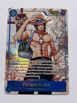Portgas D Ace (Alt Art) Foil Parallel One Piece Carry On His Will OP13-119 SEC - Image 1