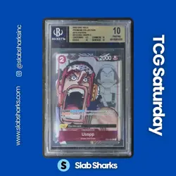 2022 ONE PIECE PREM. CARD COLL. 25TH ANV FILM RED EDITION #ST01-002 USOPP BGS 10 - Image 1