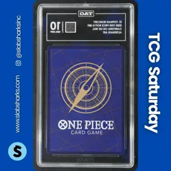 2025 ONE PIECE CARRYING ON HIS WILL #OP13-089 ST. TOPMAN WARCURY ALT ART TAG 10 - Image 2