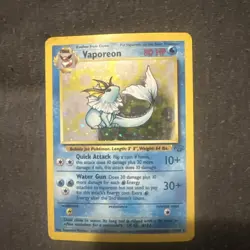 Vaporeon 12/64 Holo Rare Unlimited Jungle 1999 - Pokemon Card TCG (HP) - Image 1