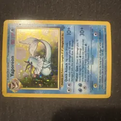 Vaporeon 12/64 Holo Rare Unlimited Jungle 1999 - Pokemon Card TCG (HP) - Image 2