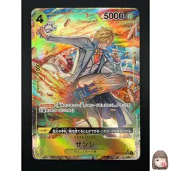 [NM] Sanji ONE PIECE Card Game Japanese OP04-104 SR Kingdoms of Intrigue 11A8 - Image 1