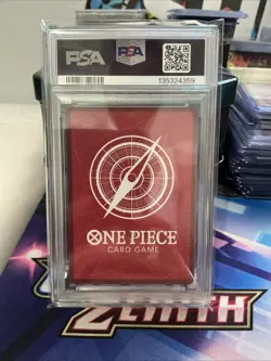 PSA 9 One Piece Shanks English PSA Magazine Exclusive Limited Promo Card - Image 2