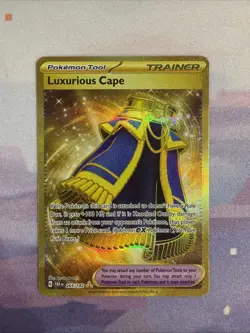 Pokemon Cards Luxurious Cape 265/182 Gold Secret Rare Paradox Rift - Image 1