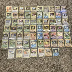 Pokemon TCG Gym Heroes / Challenge Unlimited Card Lot Of 67 Cards Vintage WOTC - Image 1
