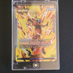 Dragon Ball Super Card Game Son Goku Leader FB03-027 Awaken 20000/15000 HP - Image 1
