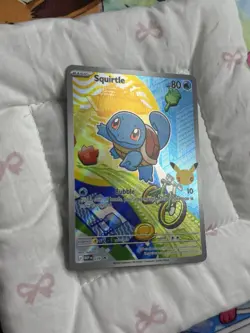 Pokemon TCG Squirtle Promo Stamped Holo MEP 039 80 HP Basic Card - Image 2