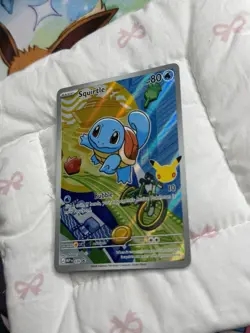 Pokemon TCG Squirtle Promo Stamped Holo MEP 039 80 HP Basic Card - Image 3
