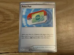 Pokemon TCG Ascended Heroes Poke Pad Trainer 198/217 Reverse Holo Card - Image 1