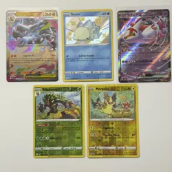 Pokemon Card Lot (5 Cards) - Vintage Modern Hyper Ultra IR SIR Reverse Holo Rare - Image 1