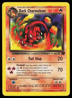 Dark Charmeleon 32/82 Uncommon Team Rocket Pokemon Card - Image 1