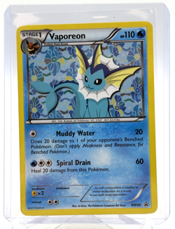 Pokemon Vaporeon BW89 Black & White Promo Holo Card - Image 1