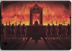 MTG Fire Lord Ozai Art Card Gold Stamped NM Avatar: The Last Airbender Magic 27 - Image 1