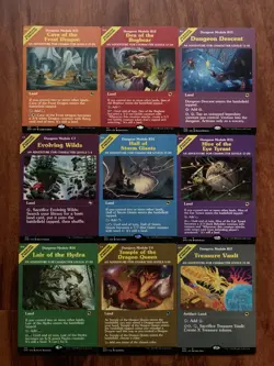 Dungeon Module Magic the Gathering Adventures Forgotten Realms MTG Complete Set - Image 1