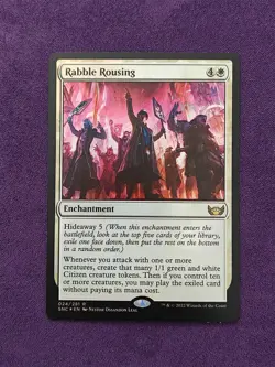 MTG Rabble Rousing Streets of New Capenna Foil NM - Image 1