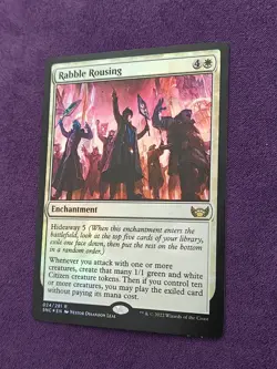 MTG Rabble Rousing Streets of New Capenna Foil NM - Image 2